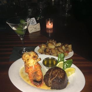 Filet Mignone and Lobster Tail